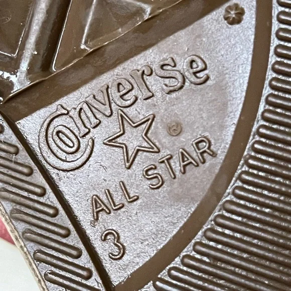 Converse Pink and White high top Sneakers - Picture 5 of 5